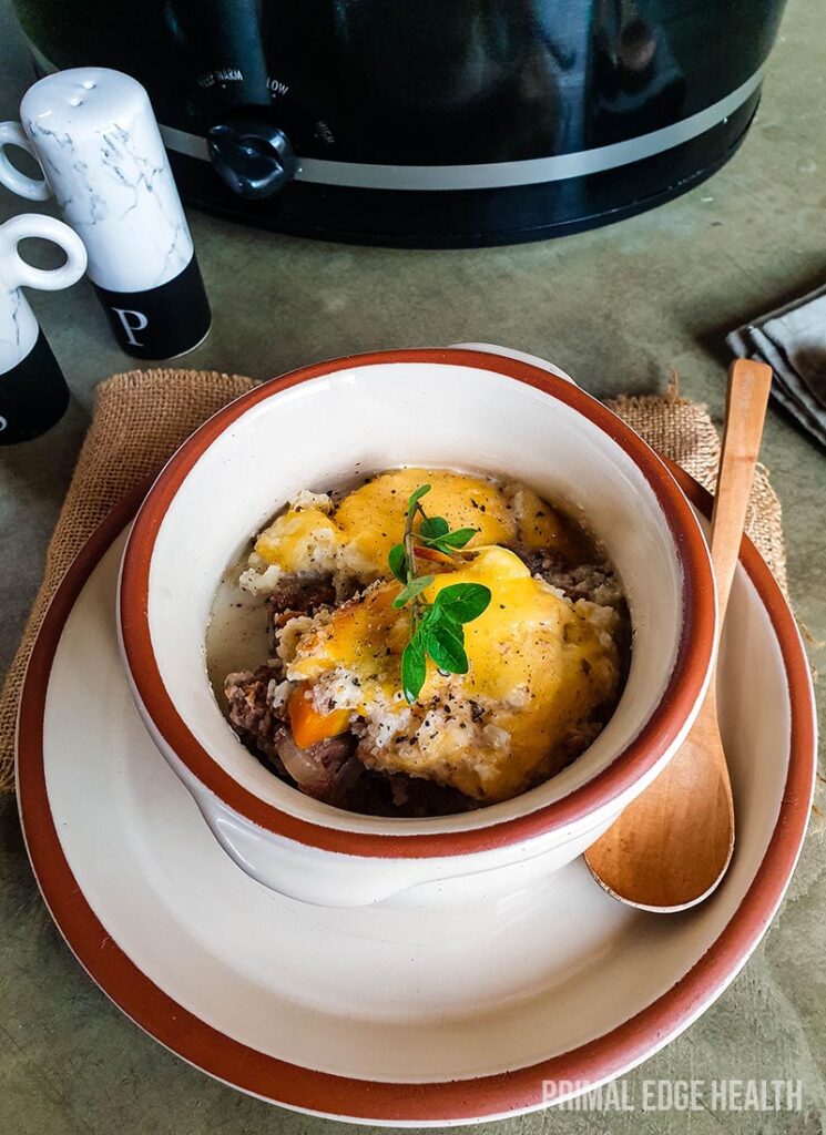 Keto shepherd’s pie with cauliflower