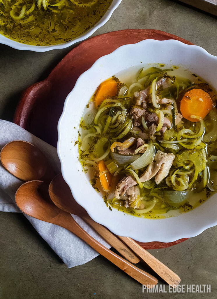 Chicken zoodle soup crock pot