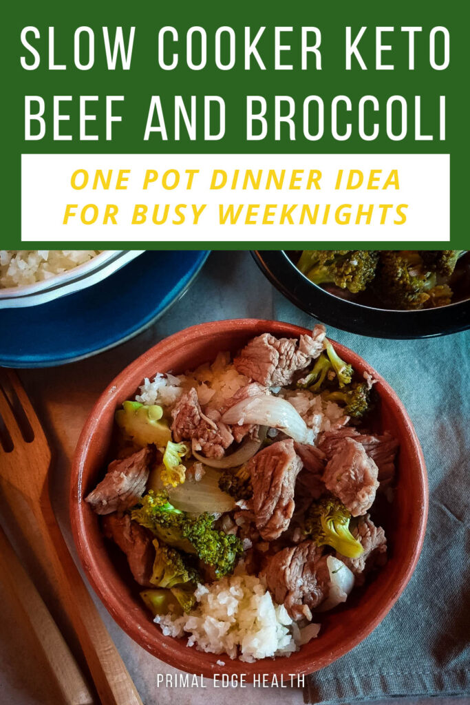 Slow cooker low carb beef and broccoli