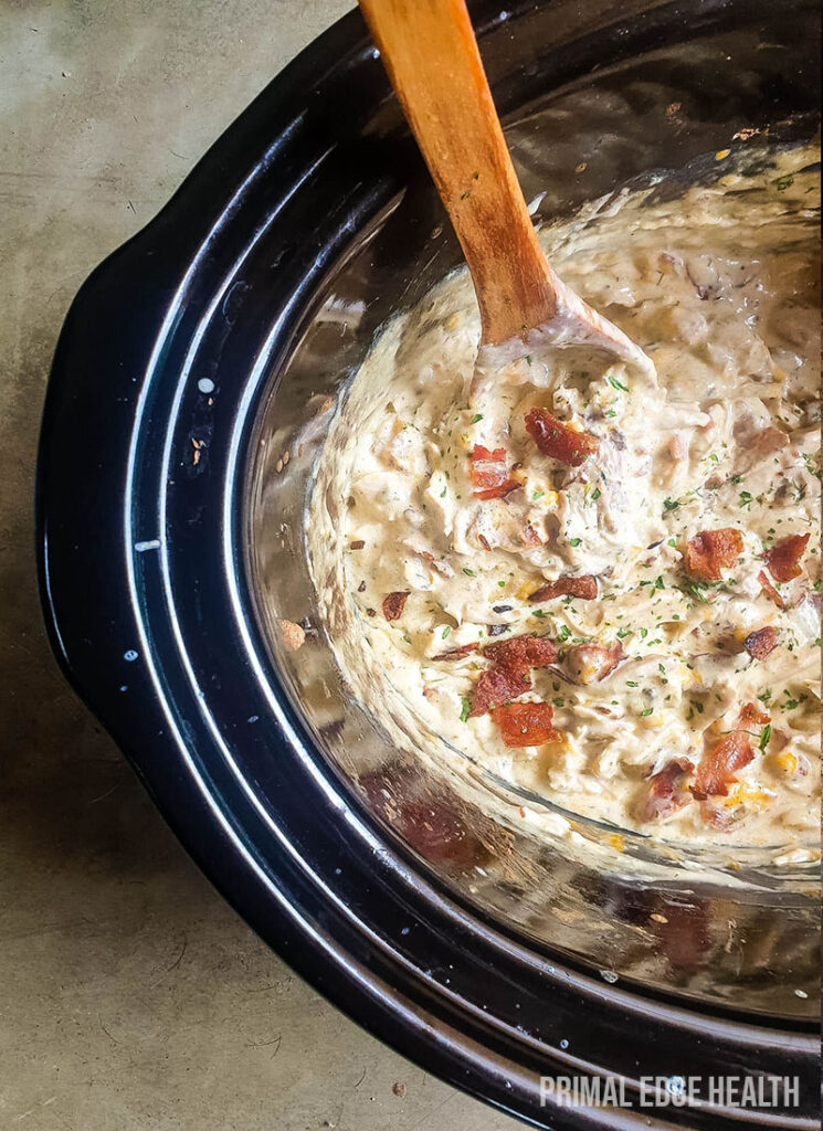 Cheesy chicken ranch dip
