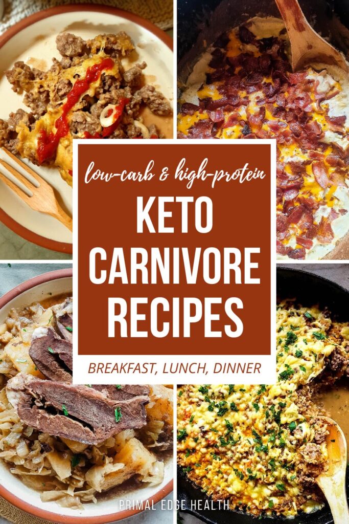 Low-Carb & High-Protein Keto Carnivore Recipes - Breakfast, Lunch, Dinner.