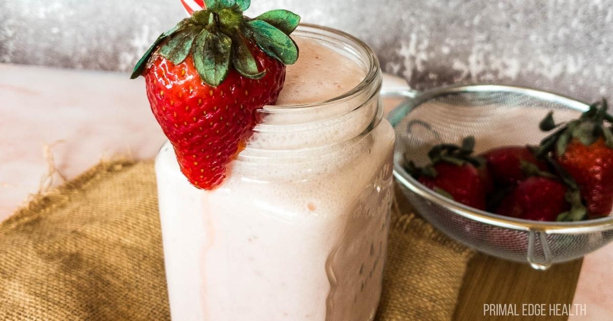 Keto Strawberry Cheesecake Smoothie