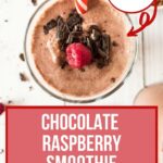 raspberry cacao smoothie