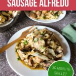 Keto cabbage and sausage alfredo – 30-minute skillet dinner by Primal Edge.