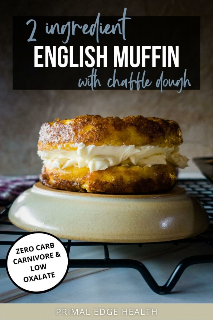 chaffle English muffin