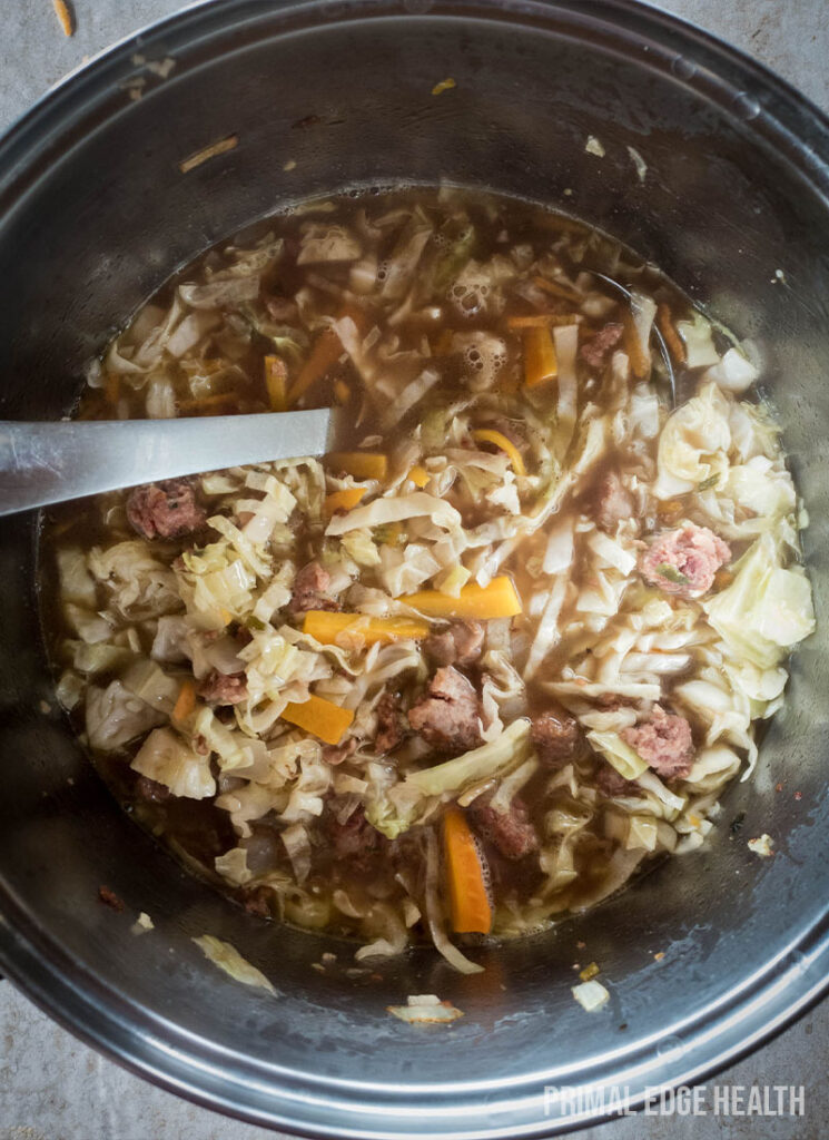 Paleo egg roll soup