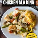 Keto Chicken Ala King - by Primal Edge Health.