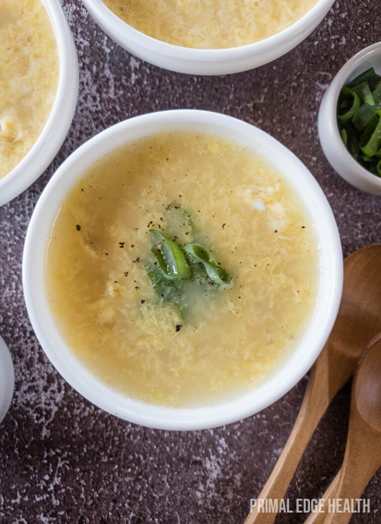Egg Drop Soup without Cornstarch (Carnivore, Keto, Glutenfree)