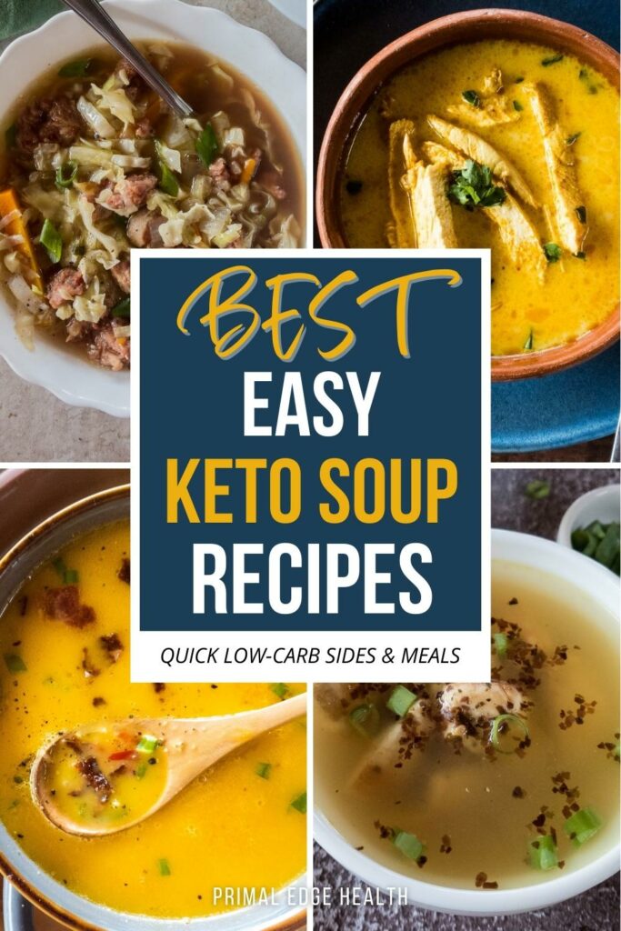 Best Easy Keto Soup Recipes - Quick Low-carb Sides and Meals.
