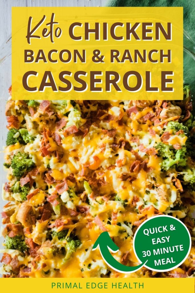 chicken bacon ranch casserole keto