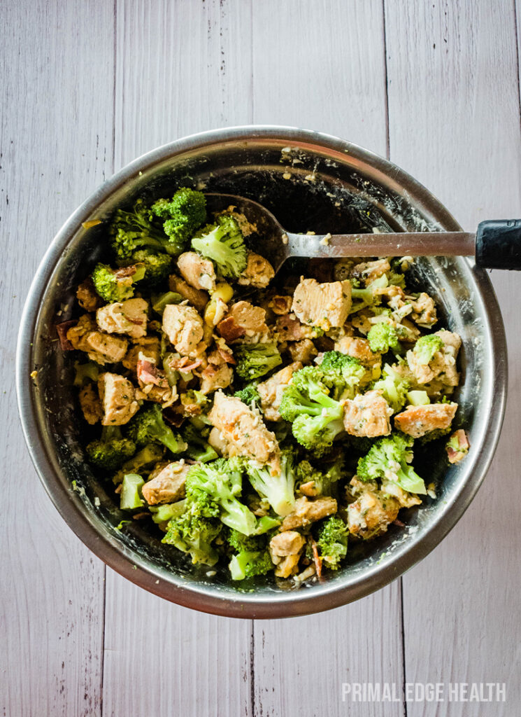 how to make keto chicken ranch casserole