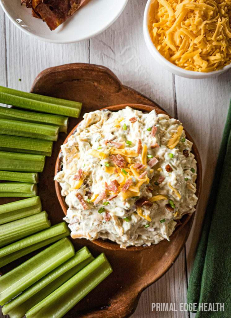 Keto blt dip