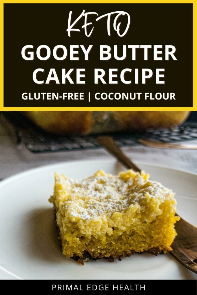 Gluten-free gooey butter cake