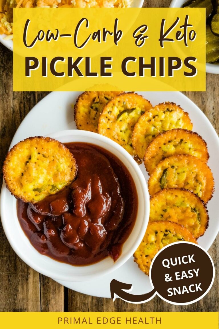 Easy Keto Pickle Chips