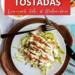 Cheese shell tostadas. Low-carb, Keto, & Gluten-free - by Primal Edge Health.