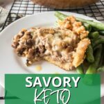 Savory Keto Meat Pie - by Primal Edge Health.