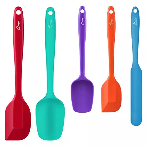 Silicone Rubber Spatula Set of 5