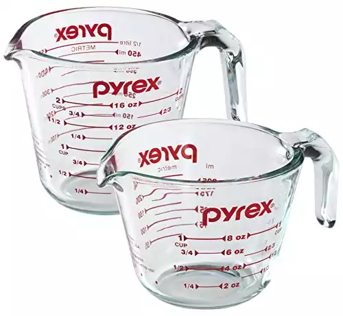 Pyrex 2-Piece Glass Measuring Set