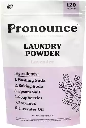 Pronounce Laundry Detergent Powder