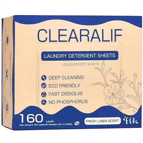 CLEARALIF Laundry Detergent Sheets