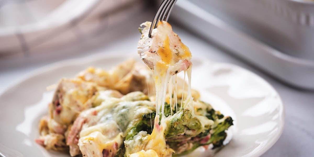 Easy Keto Chicken Bacon Ranch Casserole Ready in 20 Minutes