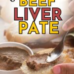 Pin image says "Creamy Beef Liver Pate" by Primal Edge Health.