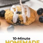 Pin image says "10-Minute Homemade Sugar-Free Icing" by Primal Edge Health.